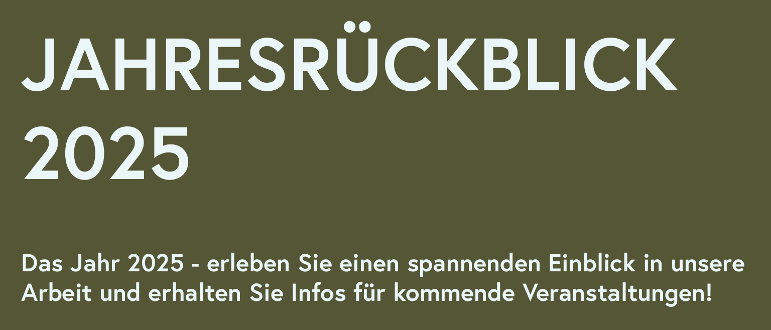 Jahresrckblick 2025